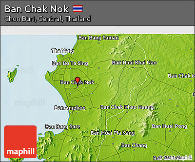Physical 3D Map of Ban Chak Nok