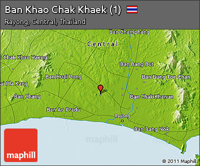 Physical 3D Map of Ban Khao Chak Khaek (1)