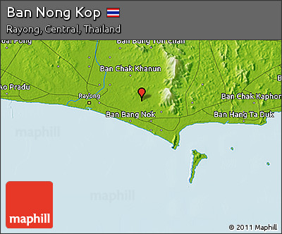 Physical 3D Map of Ban Nong Kop