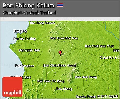 Physical 3D Map of Ban Phlong Khlum