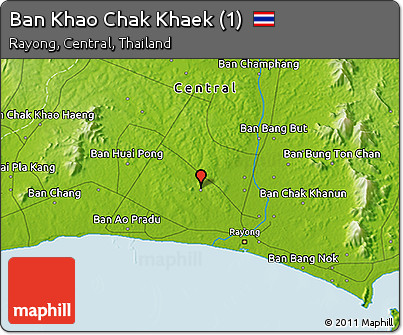 Physical 3D Map of Ban Khao Chak Khaek (1)
