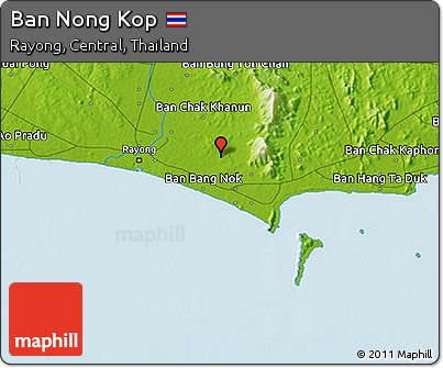 Physical 3D Map of Ban Nong Kop