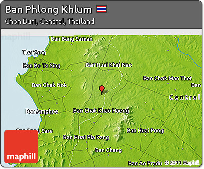 Physical 3D Map of Ban Phlong Khlum