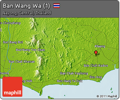 Physical 3D Map of Ban Wang Wa (1)