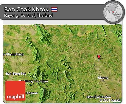 Satellite 3D Map of Ban Chak Khrok