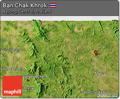 Satellite 3D Map of Ban Chak Khrok