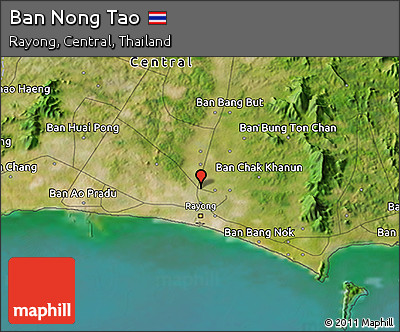 Satellite 3D Map of Ban Nong Tao