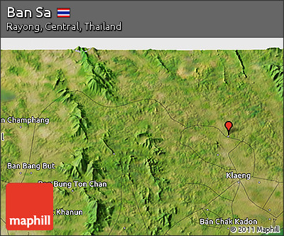 Satellite 3D Map of Ban Sa