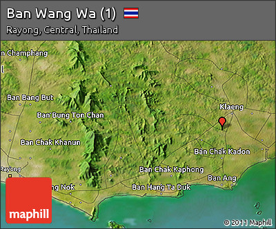 Satellite 3D Map of Ban Wang Wa (1)