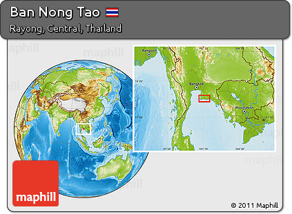 Physical Location Map of Ban Nong Tao