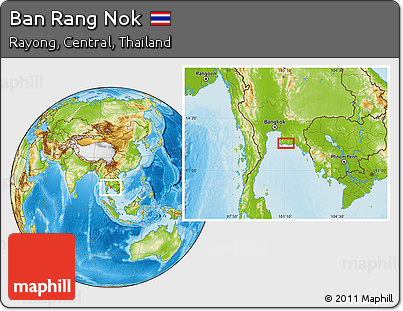 Physical Location Map of Ban Rang Nok