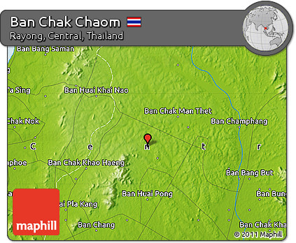 Physical Map of Ban Chak Chaom