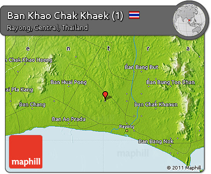 Physical Map of Ban Khao Chak Khaek (1)