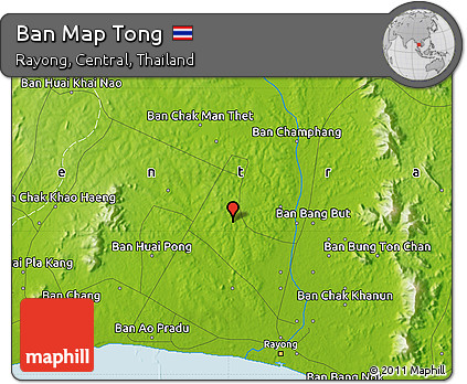 Physical Map of Ban Map Tong