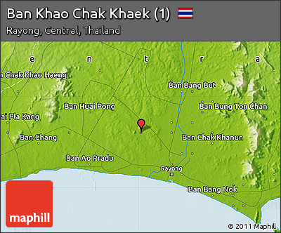 Physical Map of Ban Khao Chak Khaek (1)