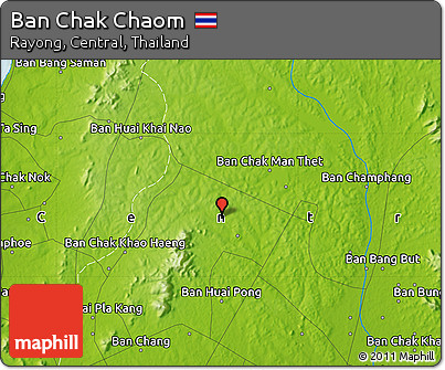 Physical Map of Ban Chak Chaom