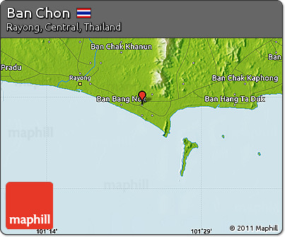 Physical Map of Ban Chon