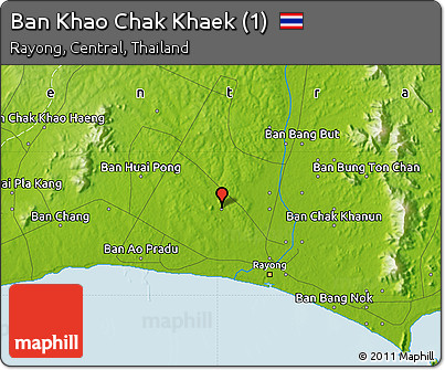 Physical Map of Ban Khao Chak Khaek (1)
