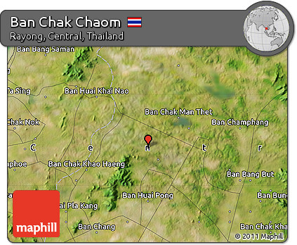 Satellite Map of Ban Chak Chaom