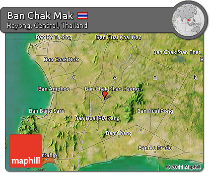 Satellite Map of Ban Chak Mak