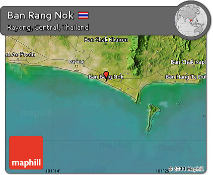 Satellite Map of Ban Rang Nok