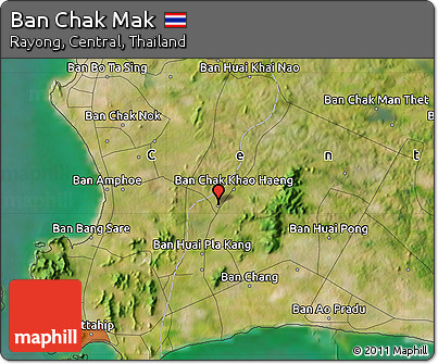 Satellite Map of Ban Chak Mak