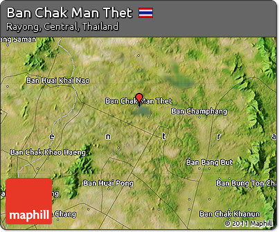 Satellite Map of Ban Chak Man Thet