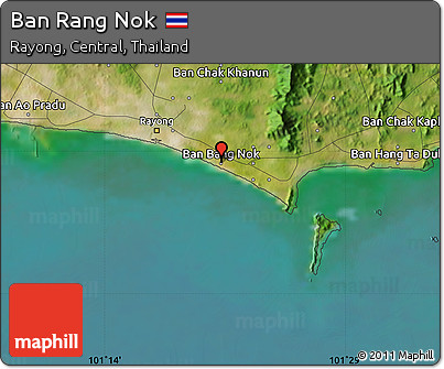 Satellite Map of Ban Rang Nok