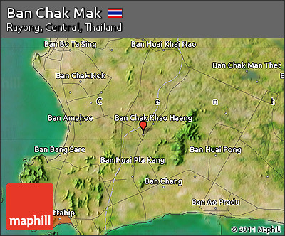 Satellite Map of Ban Chak Mak
