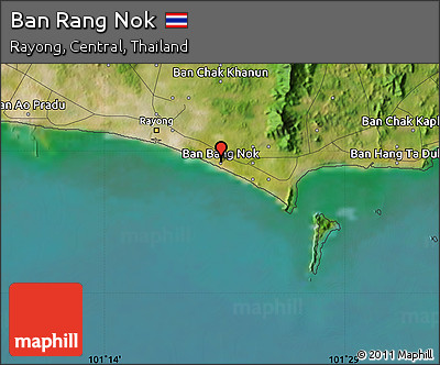 Satellite Map of Ban Rang Nok