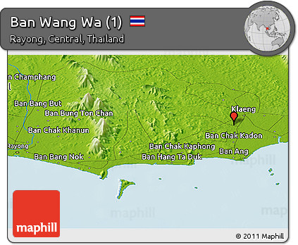 Physical Panoramic Map of Ban Wang Wa (1)