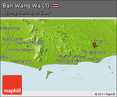 Physical Panoramic Map of Ban Wang Wa (1)