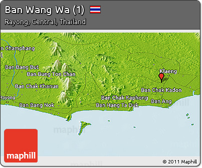 Physical Panoramic Map of Ban Wang Wa (1)