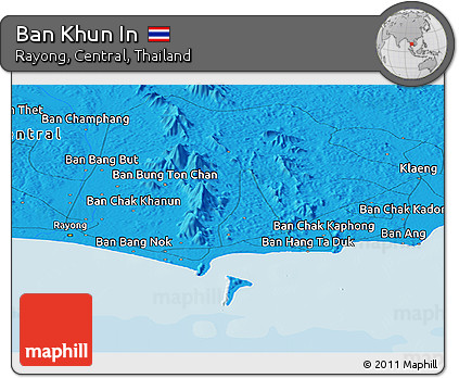 Political Panoramic Map of Ban Khun In