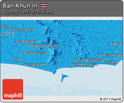 Political Panoramic Map of Ban Khun In