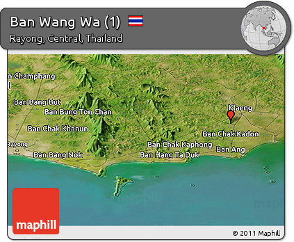 Satellite Panoramic Map of Ban Wang Wa (1)