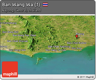 Satellite Panoramic Map of Ban Wang Wa (1)