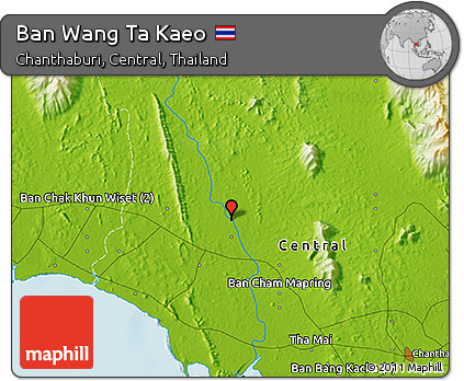 Physical 3D Map of Ban Wang Ta Kaeo