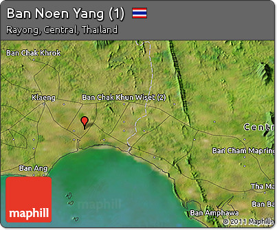 Satellite 3D Map of Ban Noen Yang (1)