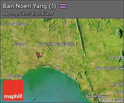 Satellite 3D Map of Ban Noen Yang (1)