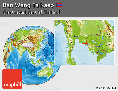 Physical Location Map of Ban Wang Ta Kaeo