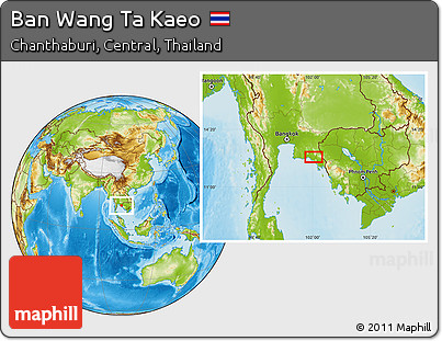 Physical Location Map of Ban Wang Ta Kaeo