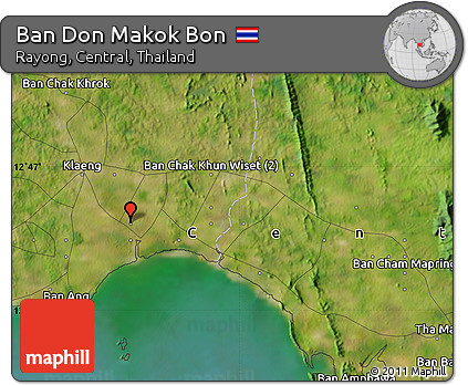 Satellite Map of Ban Don Makok Bon