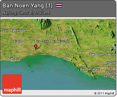 Satellite Panoramic Map of Ban Noen Yang (1)