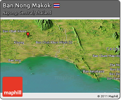 Satellite Panoramic Map of Ban Nong Makok