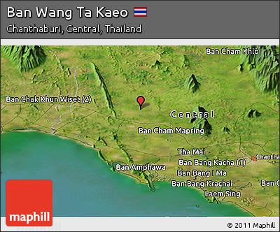 Satellite Panoramic Map of Ban Wang Ta Kaeo