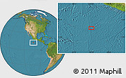 Satellite Location Map of the area around 12° 42' 56" N, 103° 37' 30" W