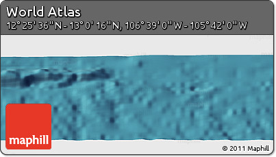 Satellite Panoramic Map of the Area around 12° 42' 56" N, 106° 10' 30" W