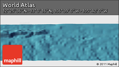 Satellite Panoramic Map of the Area around 12° 42' 56" N, 106° 10' 30" W