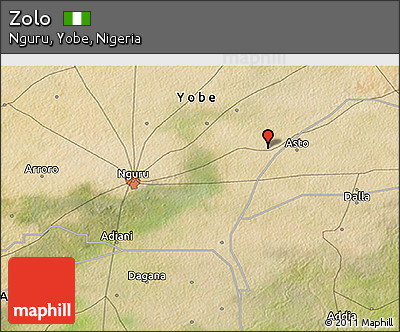 Satellite 3D Map of Zolo
